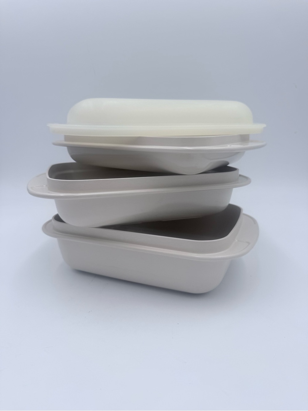 TUPPERWARE ULTRA 21 OVENWARE - 6 PC ROASTER SET - 1761 1762 1765 - 3x 1783 Lids